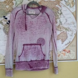 Billabong purple acid wash sweatshirt